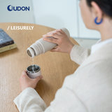 欧德龙OUDON贝特便携保温瓶400ML杯OB-40A19白 长效保温，容量大，便携，易清洗