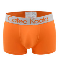 Cafee Koaia男士内裤男平角裤青年莫代尔裤头CK6956独立盒装(灰色 XL)