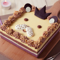 贝思客 新狮子王蛋糕 狮子座蛋糕芒果慕斯蛋糕蓝莓果味蛋糕狮子座生日蛋糕(1磅)