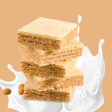 日本风味豆乳威化饼干夹心低代餐卡非进口小零食丽脂奶酪芝士盒装260克