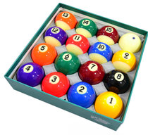 台球 台球球子 中式黑8台球子水晶球 花式球台球用品16彩