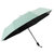 谋福 夏季防晒黑胶雨伞防紫外线折叠遮阳三折格子小黑伞晴雨两用伞(薄荷绿 54cm*8k)