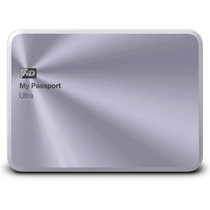 西部数据（WD）My Passport Ultra 2T 2.5英寸 银色 移动硬盘 WDBEZW0020BSL 金属纪念版