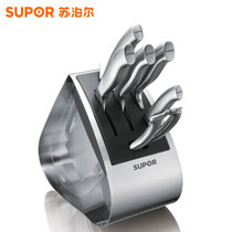 苏泊尔（SUPOR）T0914Q尖峰系列不锈钢刀具套装七件套切片刀
