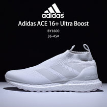 阿迪达斯男女款休闲鞋 三叶草Adidas ACE16+Ultra Boost 爆米花休闲跑步鞋 经典全白 BY1600(图片色 42)