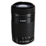 佳能（Canon）EF-S 55-250mm f/4-5.6 IS STM 远摄变焦镜头（APS半幅镜头 等效88-400mm IS光学防抖3.5级 后对焦 STM步进式马达）