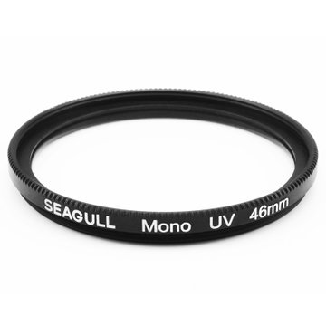 海鸥（SEAGULL）46mm 单层镀膜普通UV紫外线滤镜（有效减弱因紫外线引起的蓝色调。)