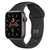 Apple Watch SE 智能手表 GPS+蜂窝款 40毫米深空灰色铝金属表壳 黑色运动型表带MYEK2CH/A