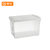 钢米 80L白盖透明 63.5*44*30.5cm 整理收纳箱（计价单位：个）白盖透明