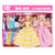 迪诺芭比特别大礼盒娃娃套装培训机构礼物公主婚纱城堡女儿童玩具1芭比娃娃(I款黄色 粉色（4个娃娃17套衣服） 眨眼12关节身体送168件套)