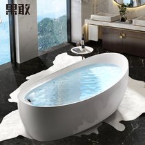 果敢亚克力浴缸独立式无缝一体SAP按摩浴缸1.3米~1.8米017浴盆