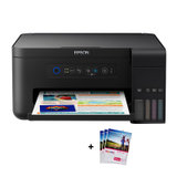 爱普生(EPSON)L4158墨仓式智能无线照片打印机办公家用彩色喷墨一体机连供打印复印扫描替L485 L385 标配