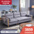 左右北欧小户型布艺沙发现代沙发客厅组合家具可拆洗实木沙发 DZY6011(浅灰色（ZN170-12） 四人位)
