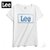 LEE女士圆领短袖T恤L37380K99K14(白色 XS)