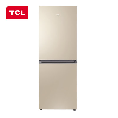 TCL 170升 双门 风冷无霜 家用节能 小型超薄 静音电冰箱（流光金）BCD-170WF2(流光金 170升)