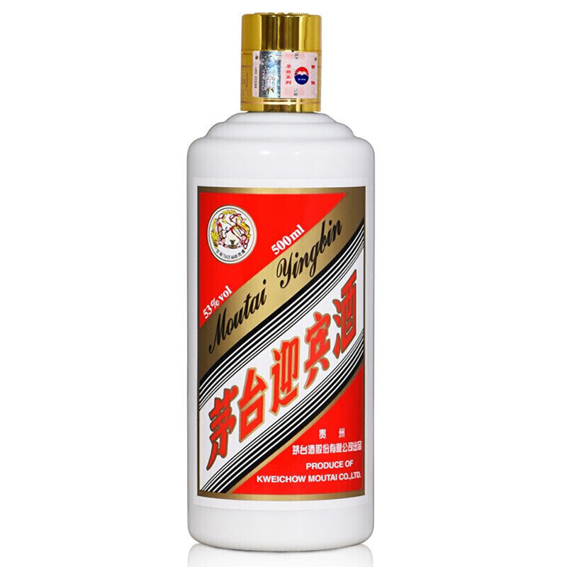 茅台股份茅台迎宾酒飞天迎宾酱香型白酒53度500ml自营甄选