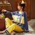 【俞兆林】 睡衣女士秋季款纯棉长袖家居服全棉大码套装 HHMQY3514 图色 女(蓝色 M)