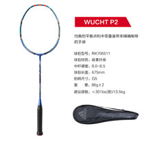 adidas 阿迪达斯羽毛球拍全碳素纤维耐打型成人练习训练男女单拍(RK706511深蓝色 单只)