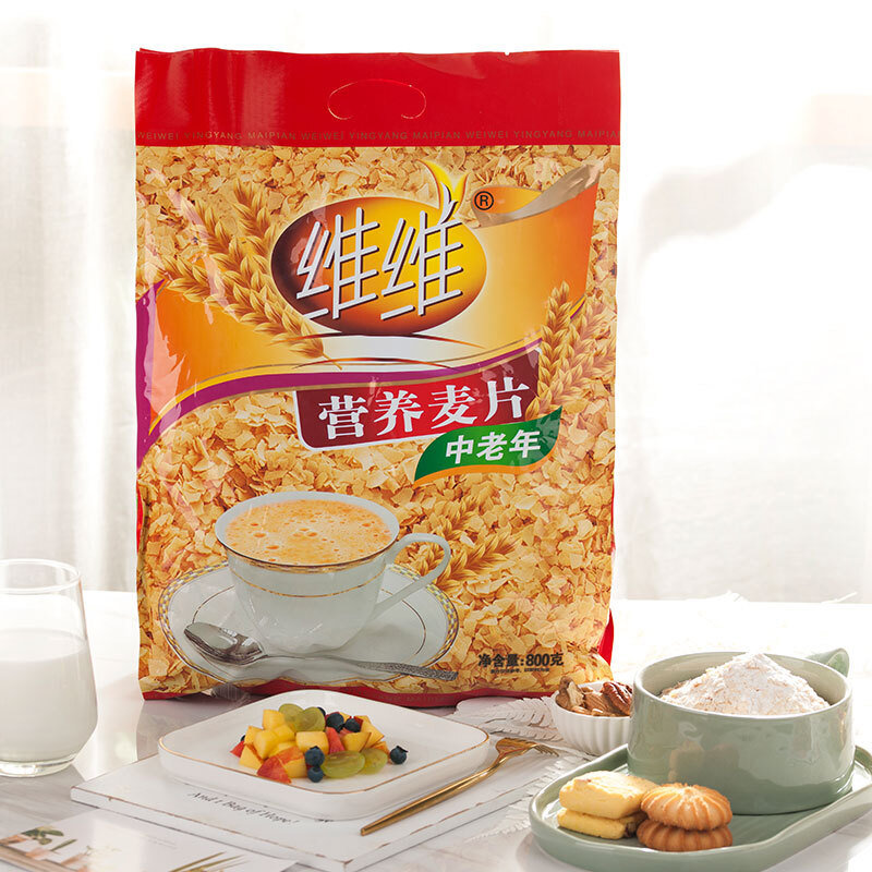 维维中老年营养麦片800g 营养早餐速溶即食图片【图片 价格 品牌 报价