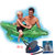 美国INTEX58546鳄鱼坐骑 充气坐骑 水陆二用玩具 充气玩具(标配+脚泵+修补套装)