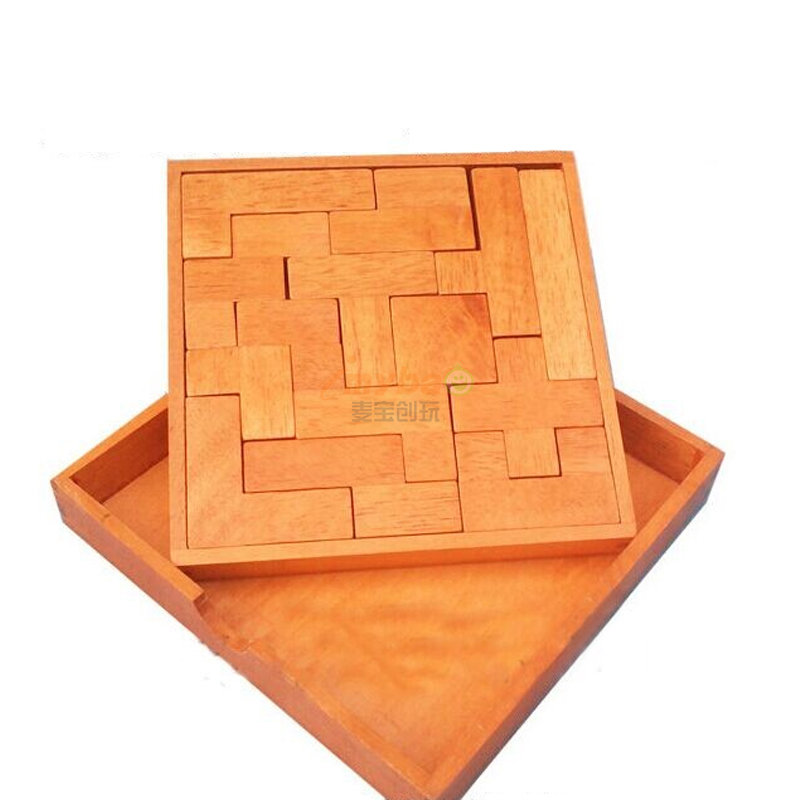 【积木拼插伤脑筋十三块图片】成人儿童拼图*玩具 伤脑筋十三块 二十