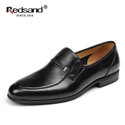 红砂商务鞋推荐：砂Redsand男款真皮商务正装鞋