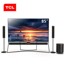 TCL 85X6 85英寸旗舰4K量子点哈曼卡顿人工智能液晶网络平板电视(黑色)