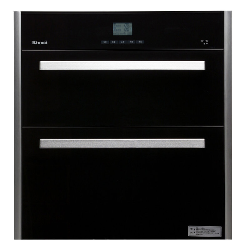 林内(rinnai) 901fg 消毒柜 臭氧 高温分层消毒 智能控制 黑色