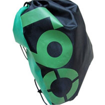 儿童游泳包 男女抽绳双肩背包 防水收纳束口袋子(绿色)
