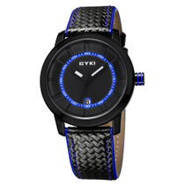 艾奇(EYKI) 都市活力男表 帅气时装手表(蓝色 皮带)