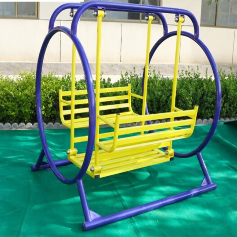 器材家用公园运动户外小区广场秋千荡椅双人儿童摇椅圆圈荡椅(单位:个