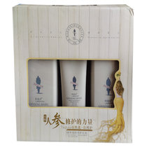 阿道夫人参自然洗护套装(洗发水750g+护发素750g+修护膏200g) 洗护结合