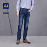 HLA/海澜之家舒适柔软牛仔裤细腻有型男裤HKNAD3E097A(牛仔蓝97 180/94A)