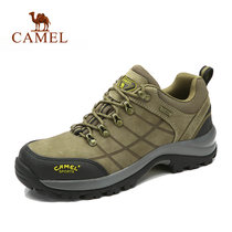 camel骆驼户外登山鞋 男 秋冬新款徒步越野鞋低帮登山鞋A432026055(卡其)