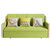 TIMI 现代简约沙发床 可折叠沙发 现代两用沙发 多功能沙发(草绿色 脚踏)
