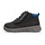 Skechers/斯凯奇童鞋冬季新款反毛皮冬季保暖魔术贴中筒靴 93821N(93821N-BLK 23)
