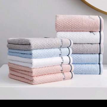 洁丽雅毛巾三件套7254*1 7253*2(颜色随机)