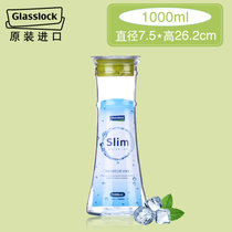 glasslock进口玻璃冷水壶扎壶凉水杯温水壶大容量家用水壶果汁杯(1000ML)