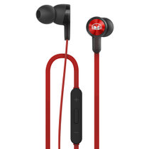 荣耀 N-tune100 线控 魔声音效 防缠绕线 入耳式耳机 红色