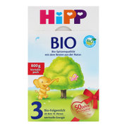 【广州保税区发货】德国原装进口 喜宝有机奶粉3段800g/盒 Hipp Bio婴幼儿3段奶粉 10-12个月宝宝牛奶粉