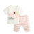 歌歌宝贝 夏季新款婴幼儿套装 tz1532(粉色 80)
