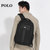 POLO大容量双肩背包可装14英寸电脑包旅行时尚背包092641(黑色)