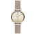 阿玛尼 （Emporio Armani ）手表 网红满天星镶钻 欧美优雅时尚编织钢带石英女士腕表 AR11129(AR11129)