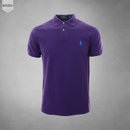 polo ralph lauren拉夫·劳伦修身polo衫(紫色 小马标志)