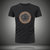 欧洲站美杜莎夏季2020新款潮流牌男士丝光棉烫钻短袖T恤大码体恤.(3XL 酒红)
