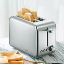 德尔玛（Deerma）多士炉 家用不锈钢吐司机面包机2片式 快捷精致早餐系列 DEM-SL282(银色)