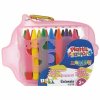 Colorato 卡乐淘 三角形蜡笔16色套装 儿童益智DIY手工创意玩具 粉色
