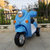 儿童电动车双电双驱 三轮车摩托车 宝宝可坐玩具车 小孩电动车(蓝色)