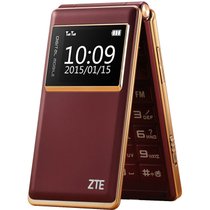 中兴（ZTE）L518 移动/联通2G 翻盖老人手机 大音量 大按键/中兴L518(典雅红)