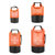 大容量pvc拼接防水桶包户外防水袋游泳溯溪漂流包潜水包装备用品(橙色20L(双肩）)